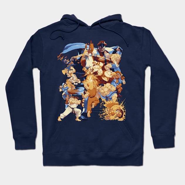 Street pixelated attacks Hoodie by EagleFlyFree